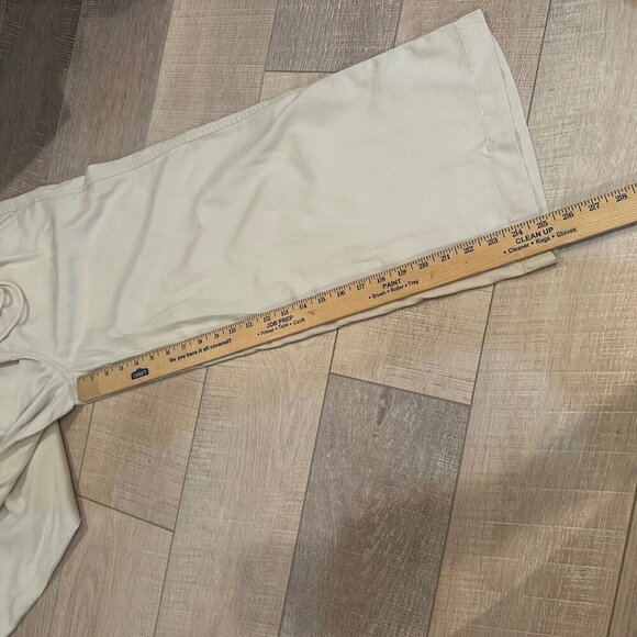 LOFT WOMENS XS CREAM PULL ON WIDE LEG PANTS - Picture 4 of 10